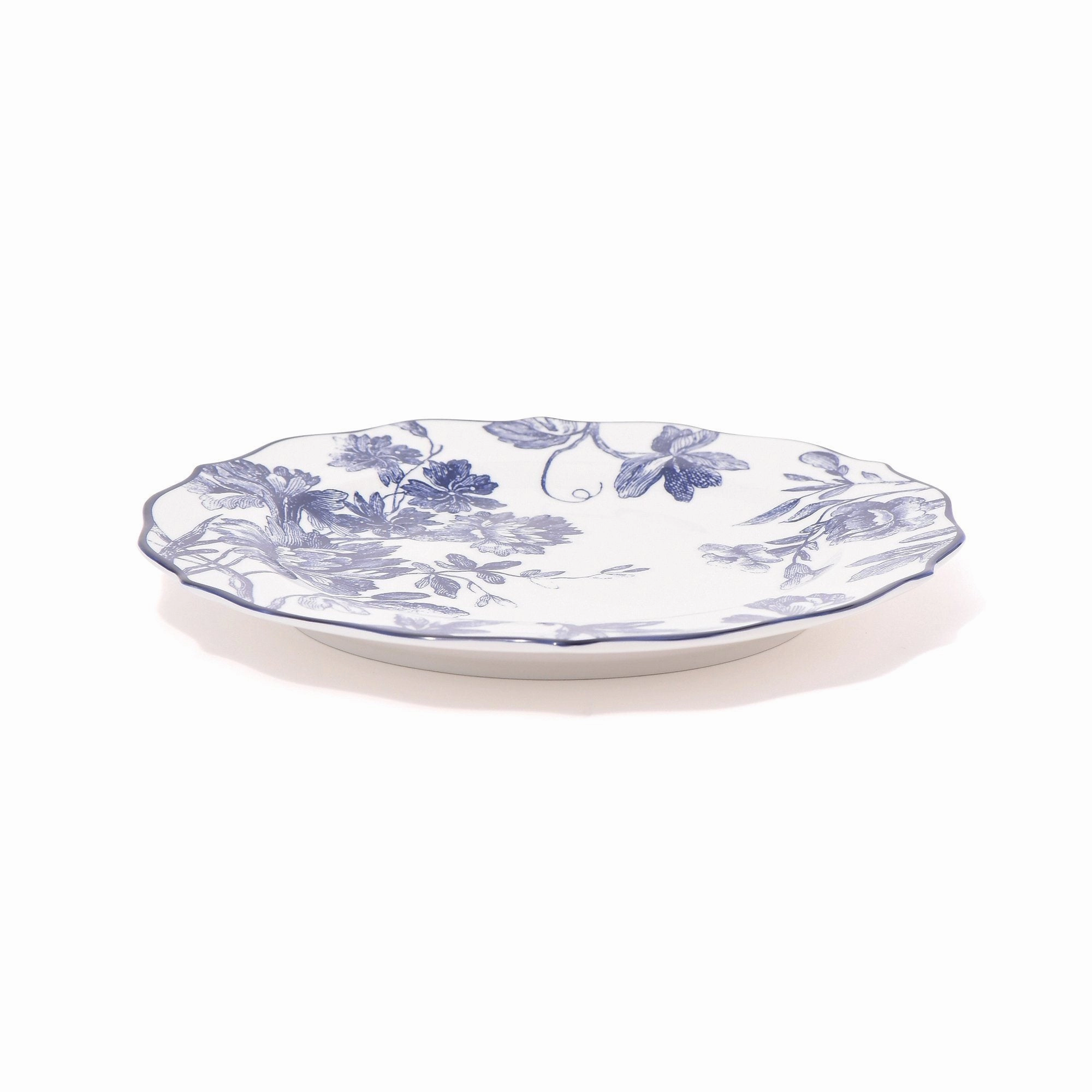 Classic Flower Plate Medium Blue