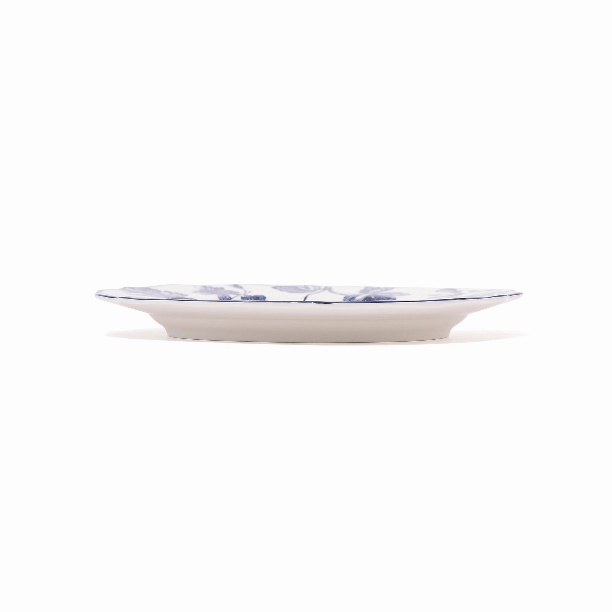 Classic Flower Plate Medium Blue