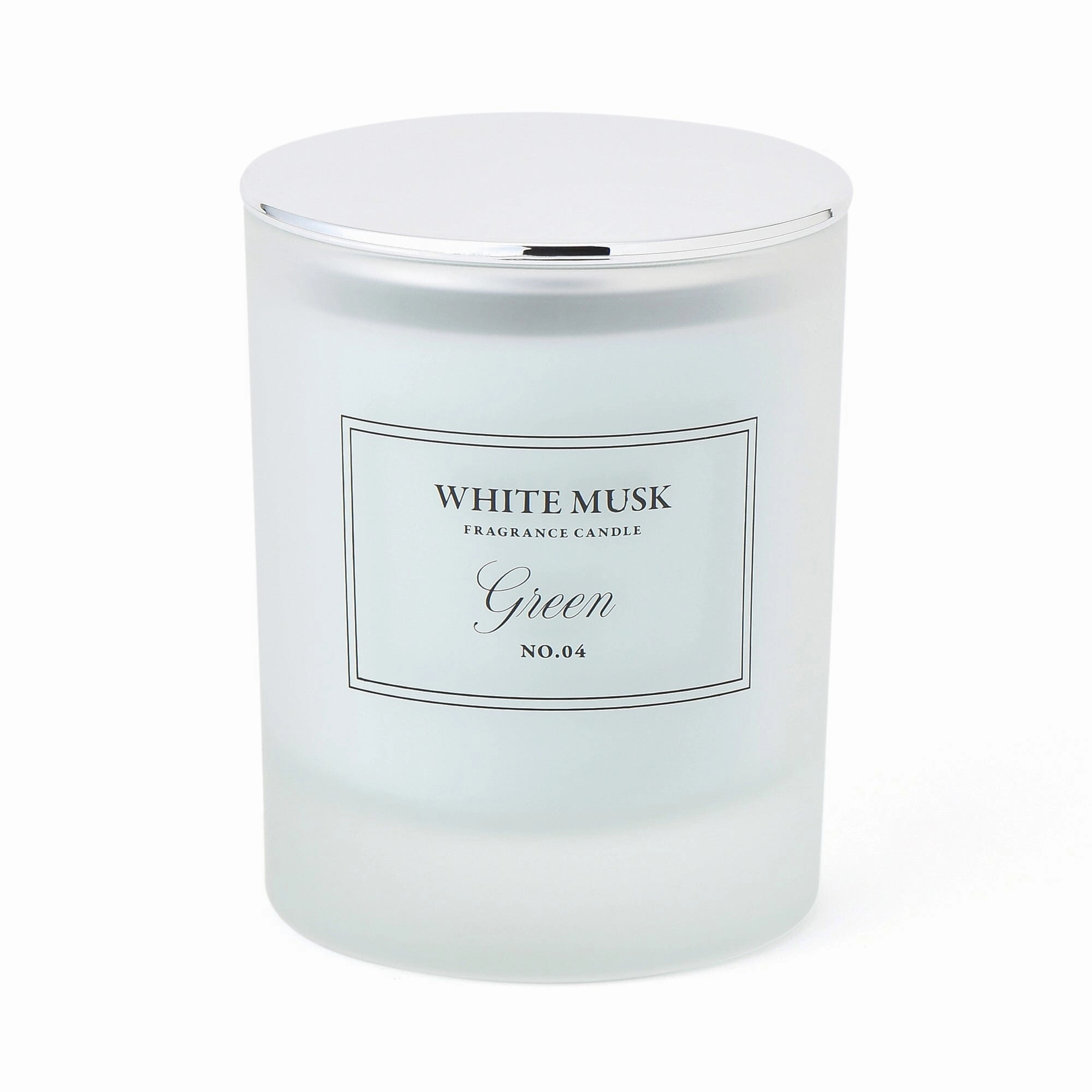 Classic Flower White Musk Green Candle