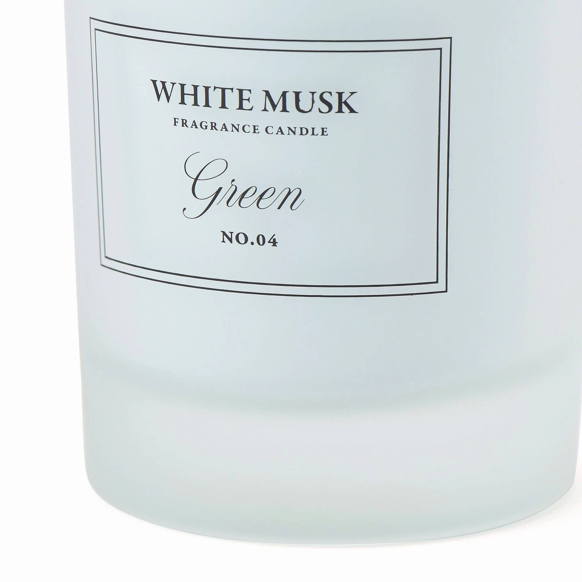 Classic Flower White Musk Green Candle