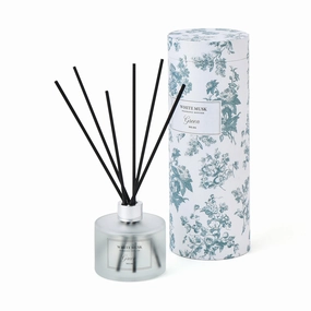 Classic Flower White Musk Green Diffuserdecorative vase ,Modern Ceramic Vase for Home Decoration 
