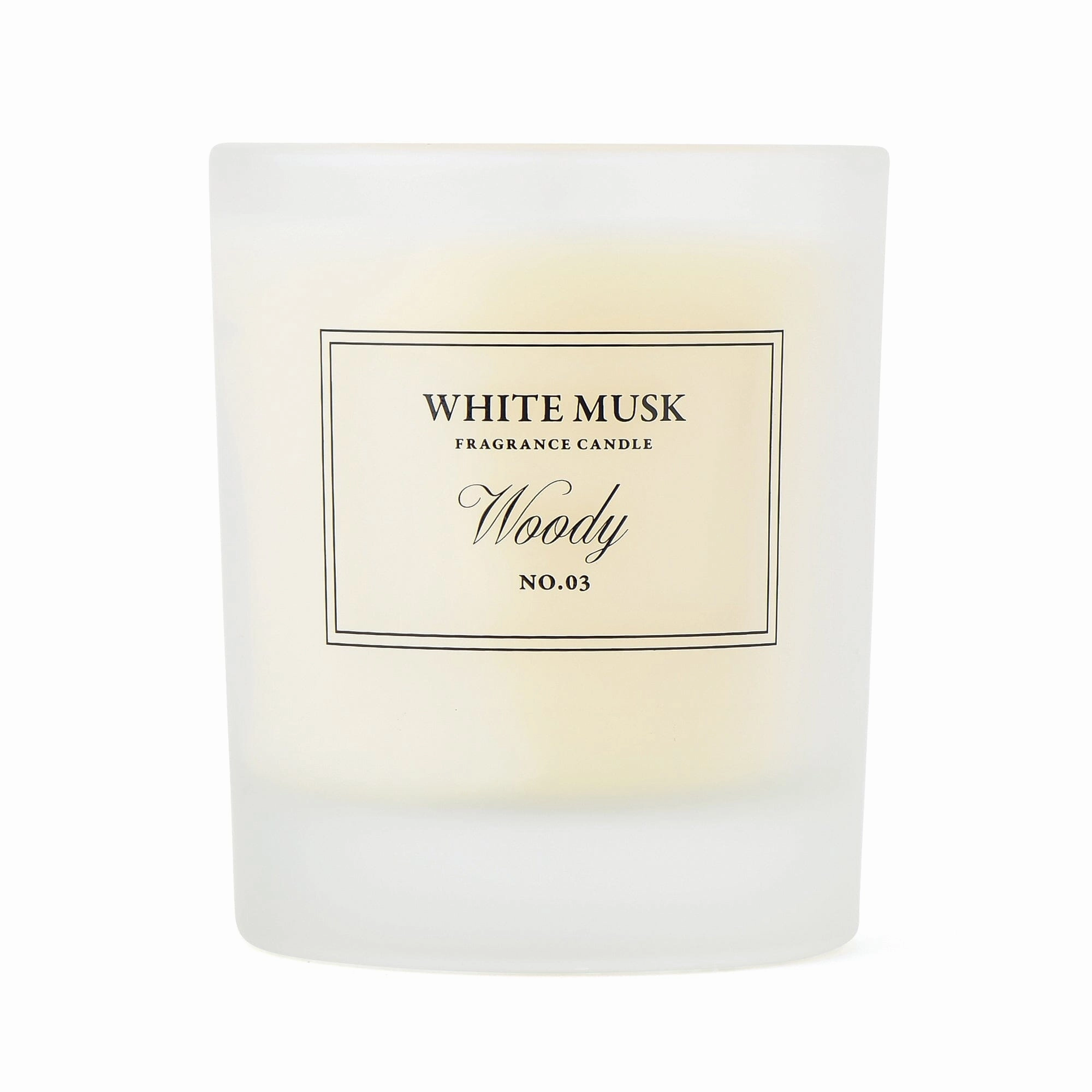 Classic Flower White Musk Woody Candle