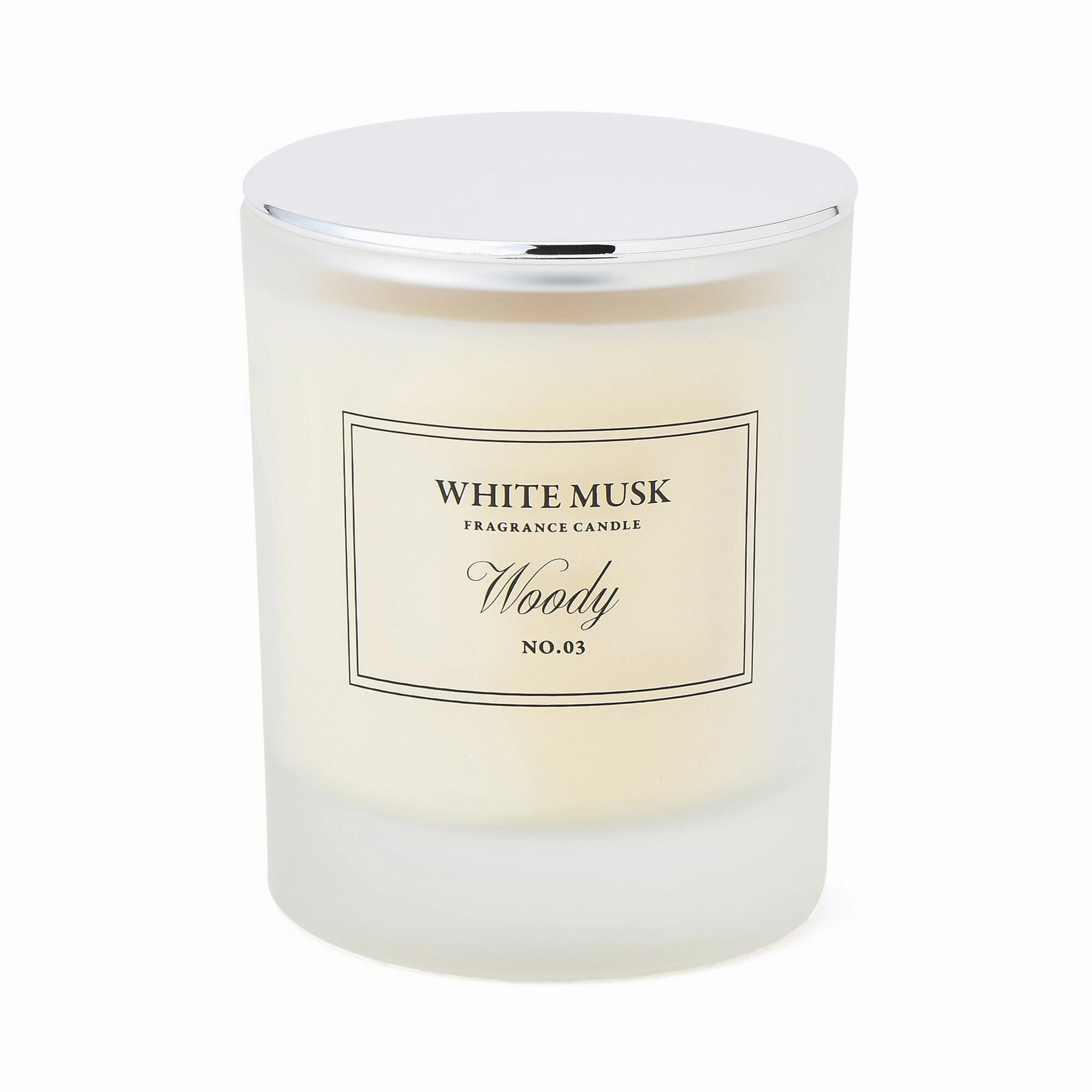 Classic Flower White Musk Woody Candle