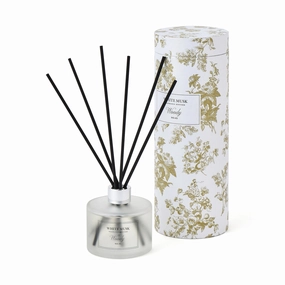 Classic Flower White Musk Woody Diffuserdecorative vase ,Modern Ceramic Vase for Home Decoration 