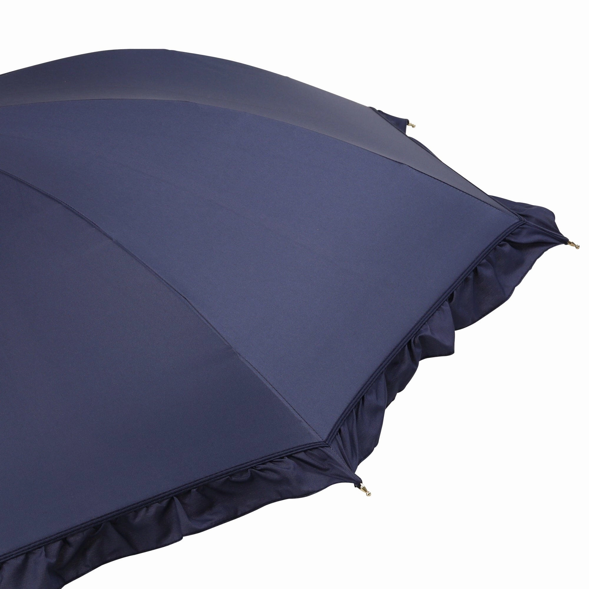 Classic Frill Long Umbrella Navy