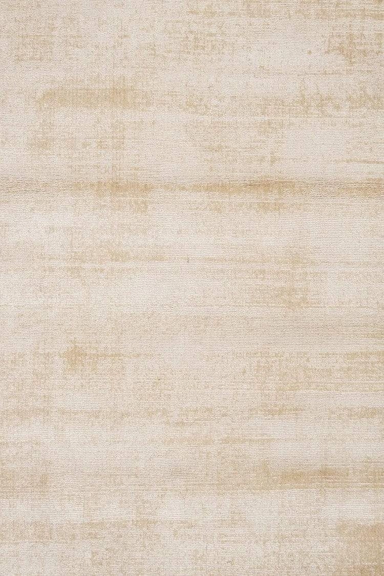 Claude Beige and Ivory Distressed Viscose Rug