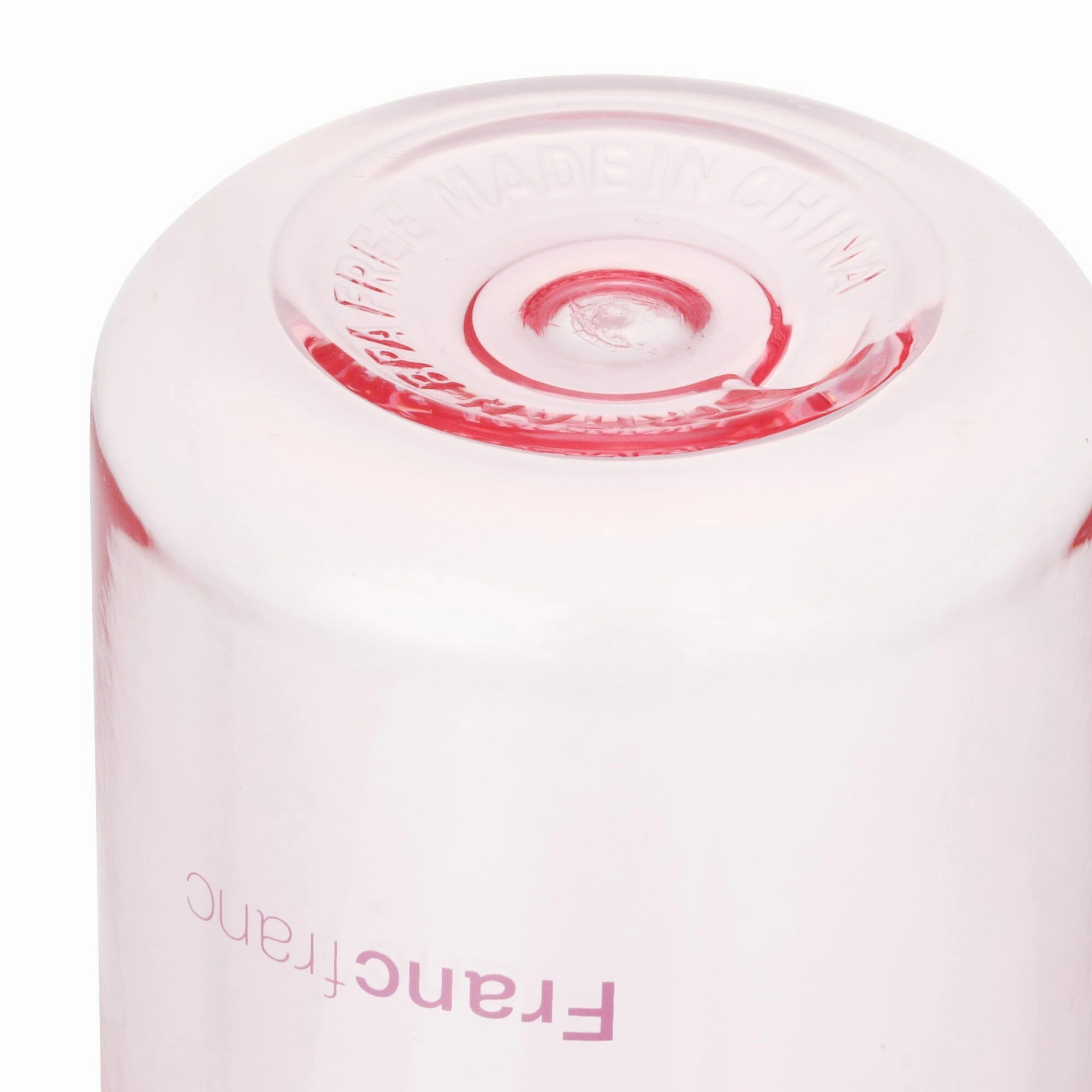 Clear Bottle 600Ml Pink