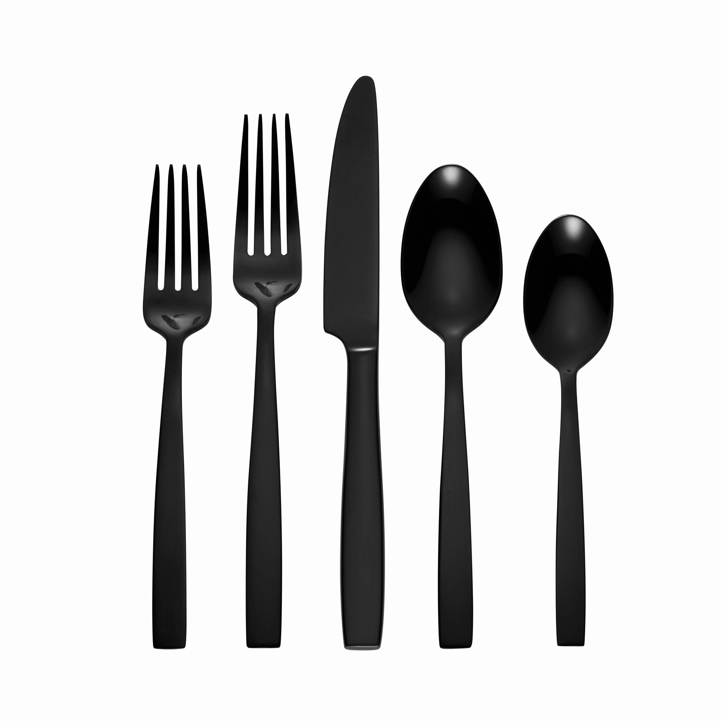 Clearview Black Satin 20 Piece Flatware Sethalloween party decor ,outdoor halloween decor 