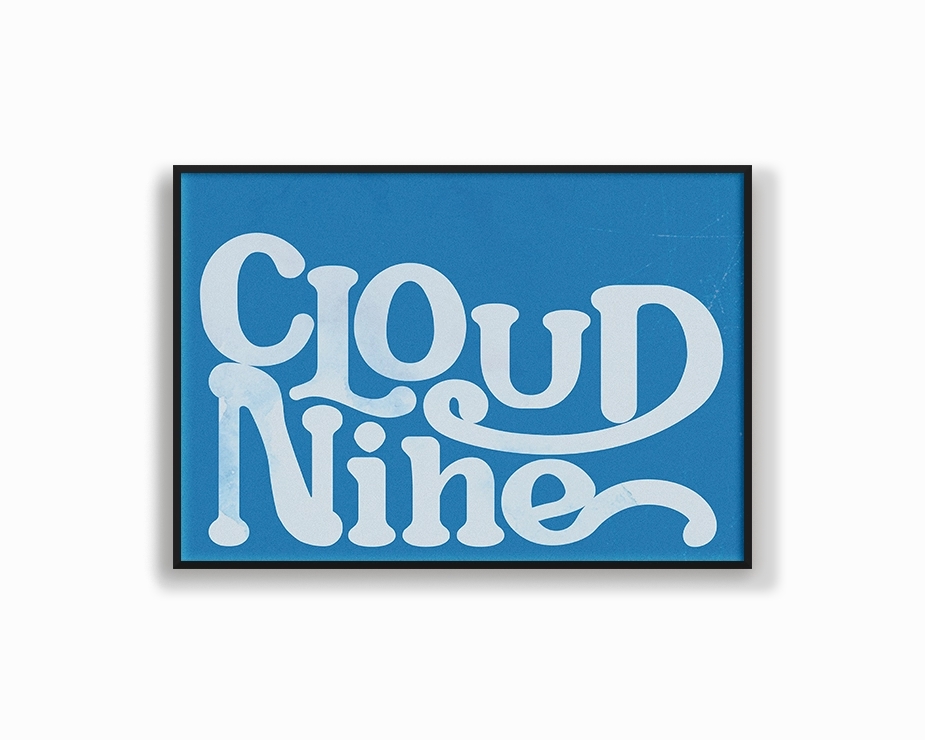 Cloud Nine Landscapemodern abstract painting decor