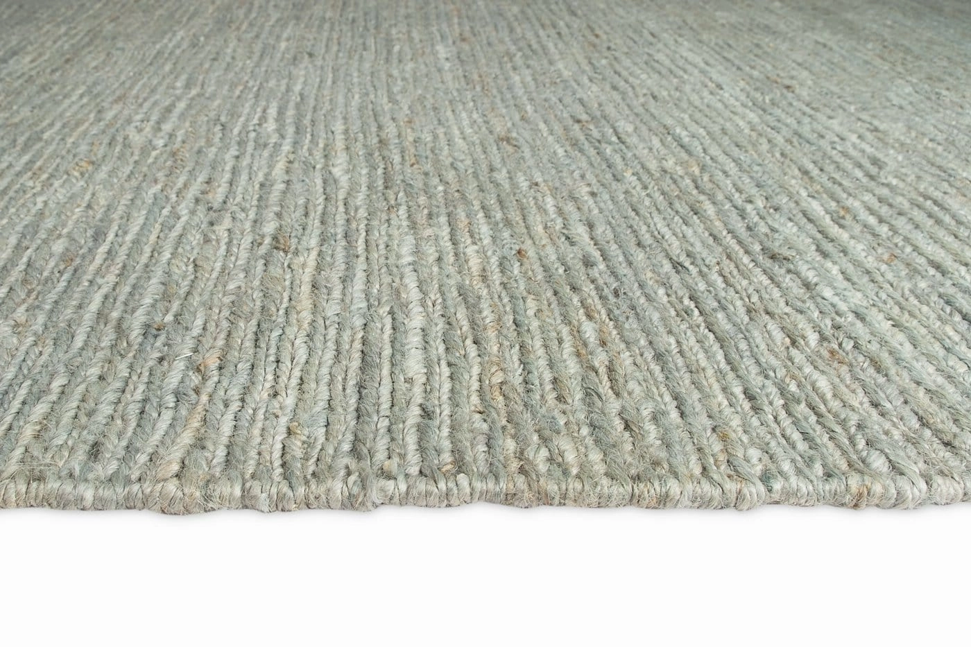 Clover Brown And Green Braided Jute Rug