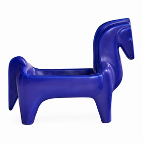 Cobalt Horse Bowlhandmade ceramic dinnerware set