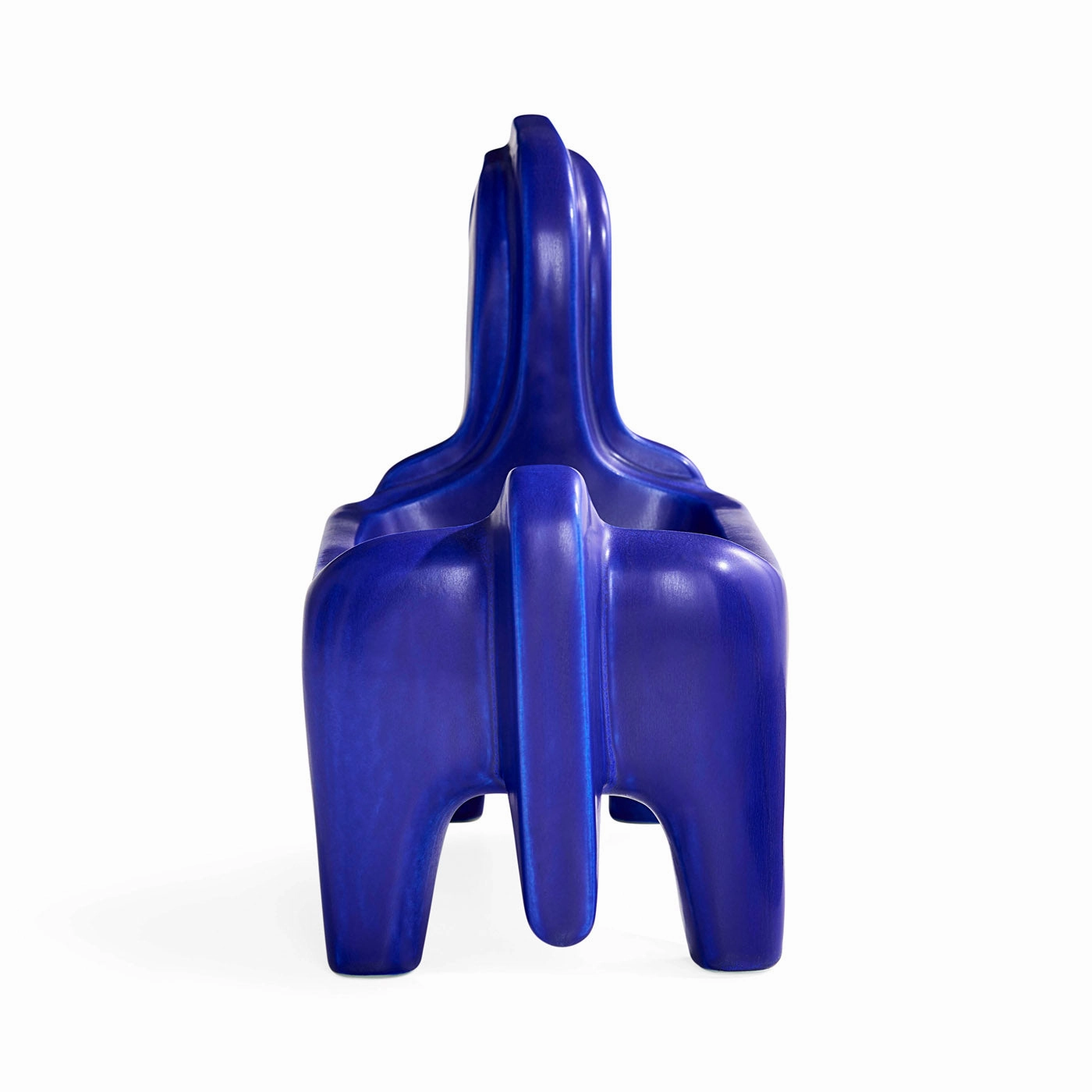 Cobalt Horse Bowl