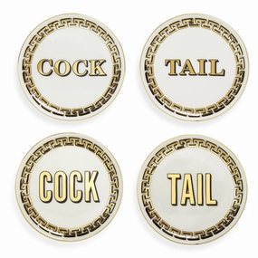 Cock/Tail Coastersmodern kitchen decor ,kitchen dinner set ,dinnerware 