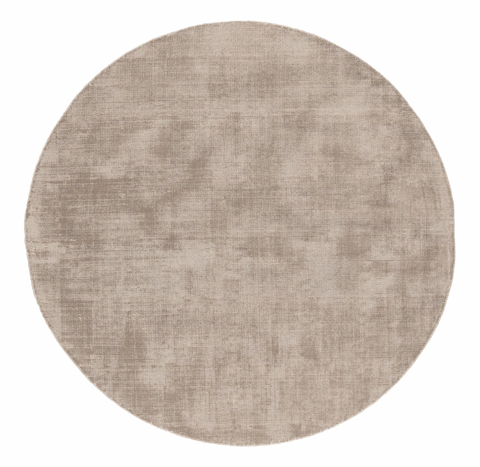 Codie Beige Handwoven PET Round Rugmodern color block patchwork rug