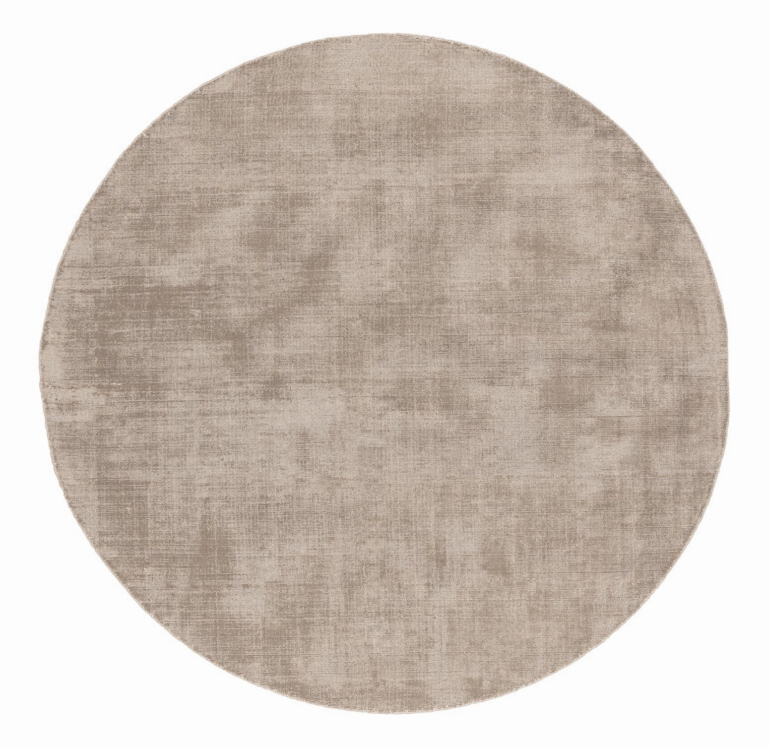 Codie Beige Handwoven PET Round Rugmodern color block patchwork rug
