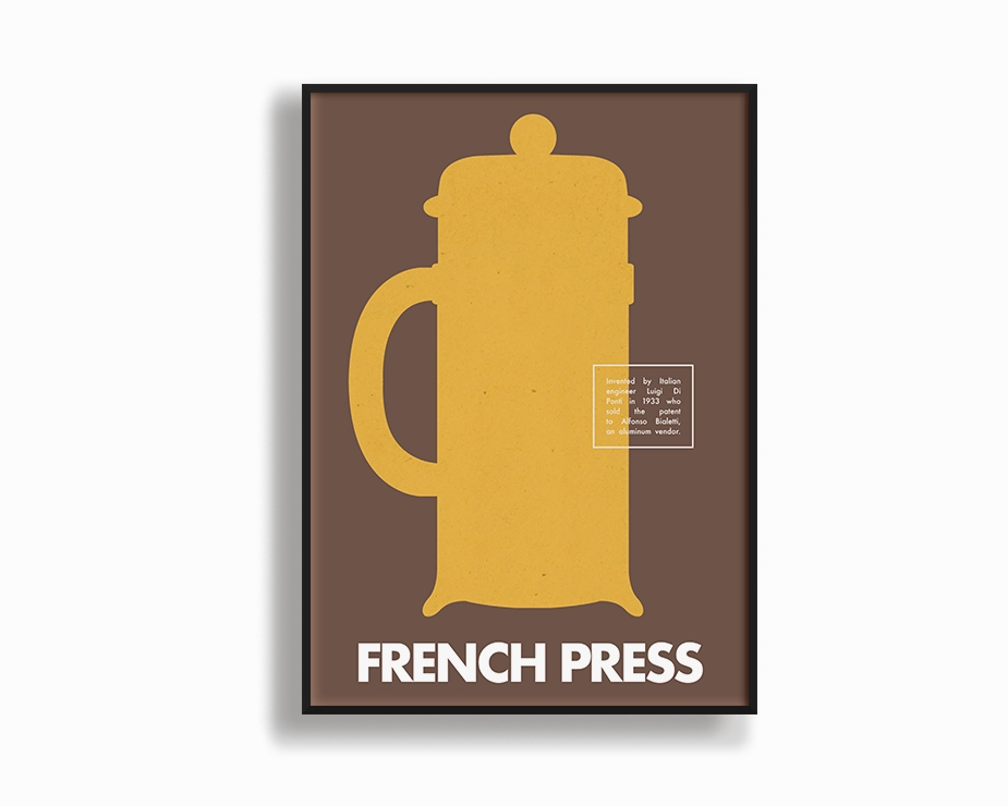 Coffee Tools French Press 01modern abstract painting decor