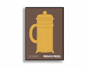 Coffee Tools French Press 02modern abstract painting decor