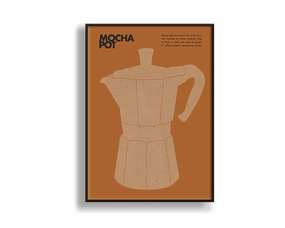 Coffee Tools Mocha Pot 02modern abstract painting decor