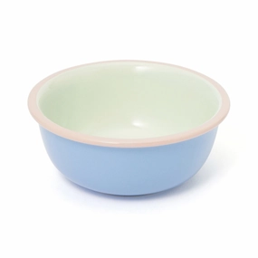 Color Rim Bowl Small Green x Bluehand-painted ceramic bowl