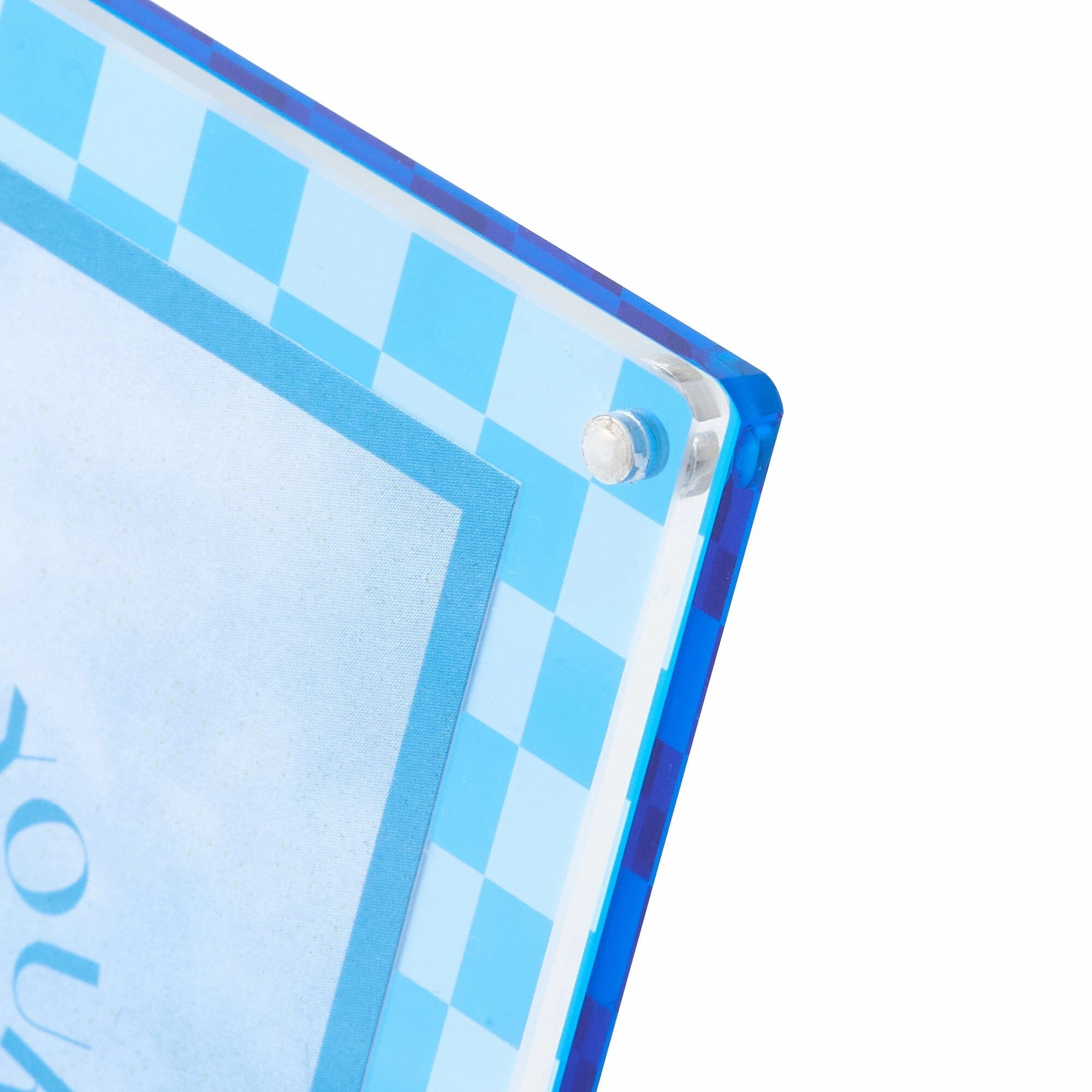 Colorful Acrylic Frame Mini Blue