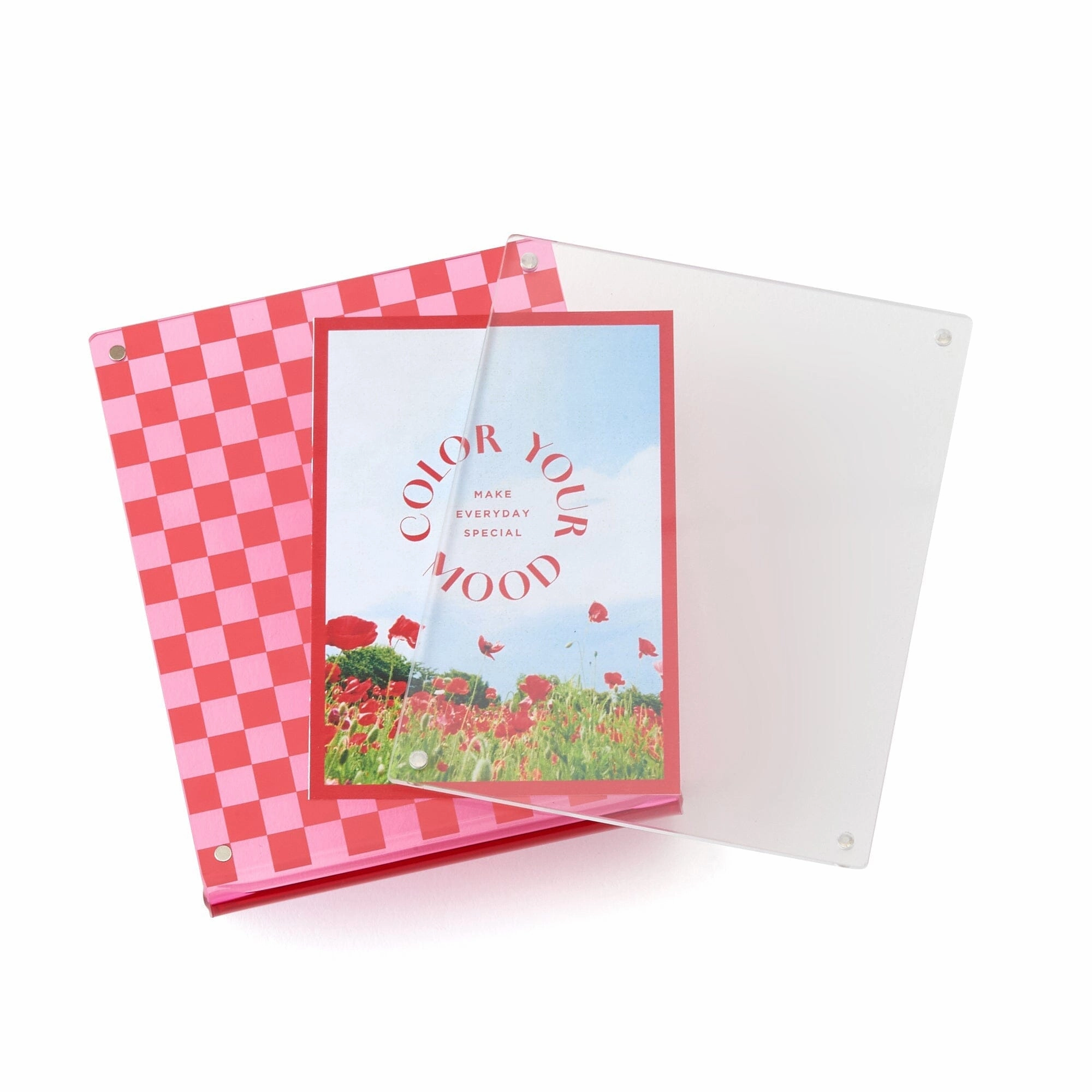 Colorful Acrylic Frame Mini Pink