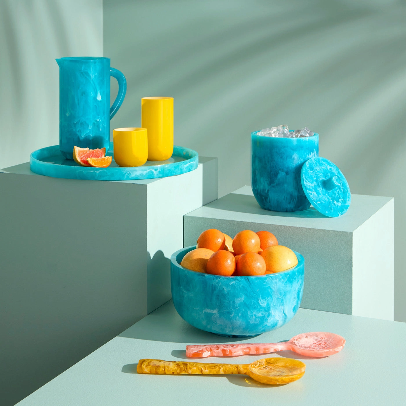 Como Ripple Salad Serving Set