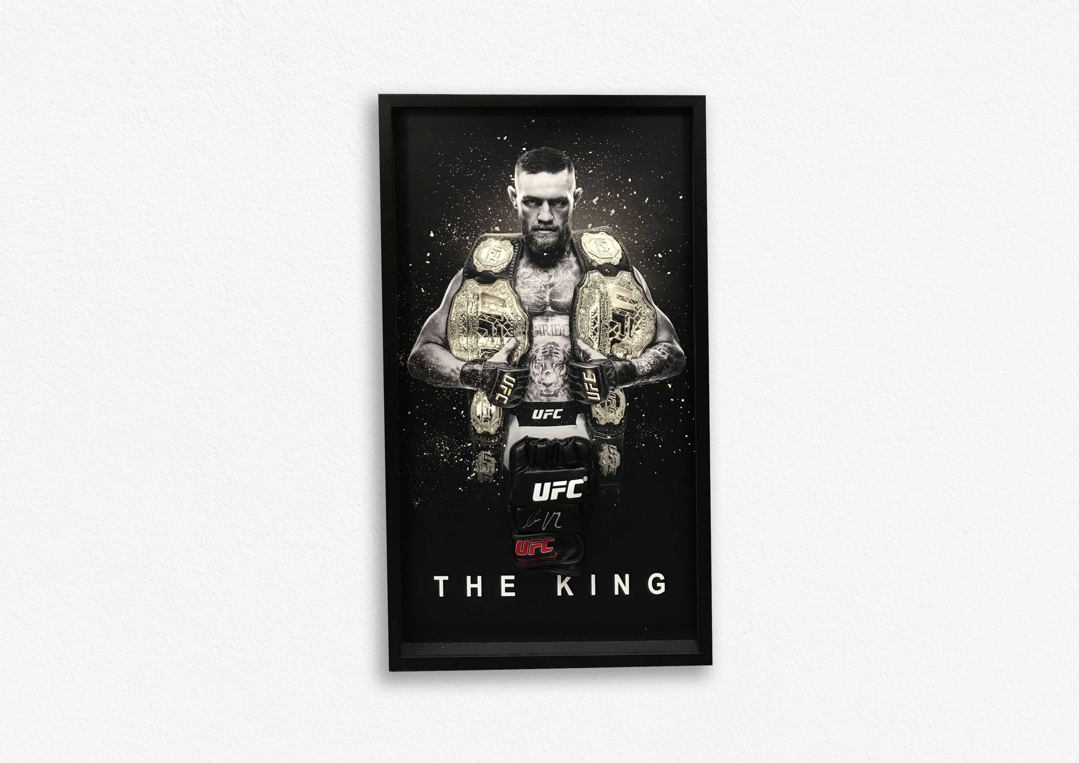 Conor McGregor Hand Signed Glove - Framedhandmade souvenirs
