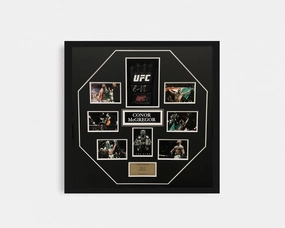 Conor McGregor Hand Signed Glove Framed Collagehandmade souvenirs