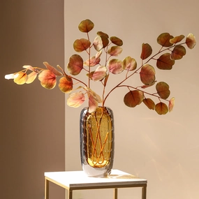 Controlled Bubble Art Glass Vasehome decoration ,modern home decor 
