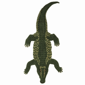 Coolio Crocodile Rug - 118"bedding sets ,throw blankets 