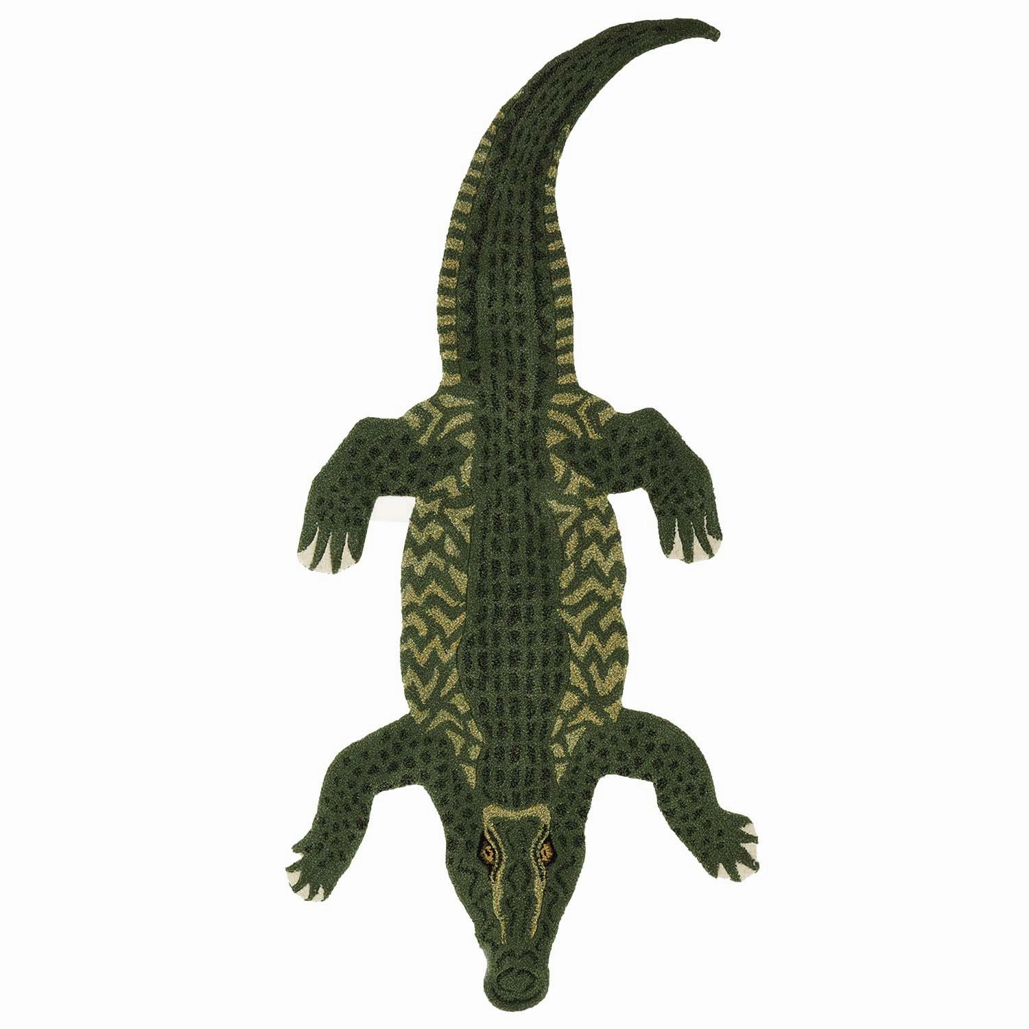 Coolio Crocodile Rug - 118"bedding sets ,throw blankets 
