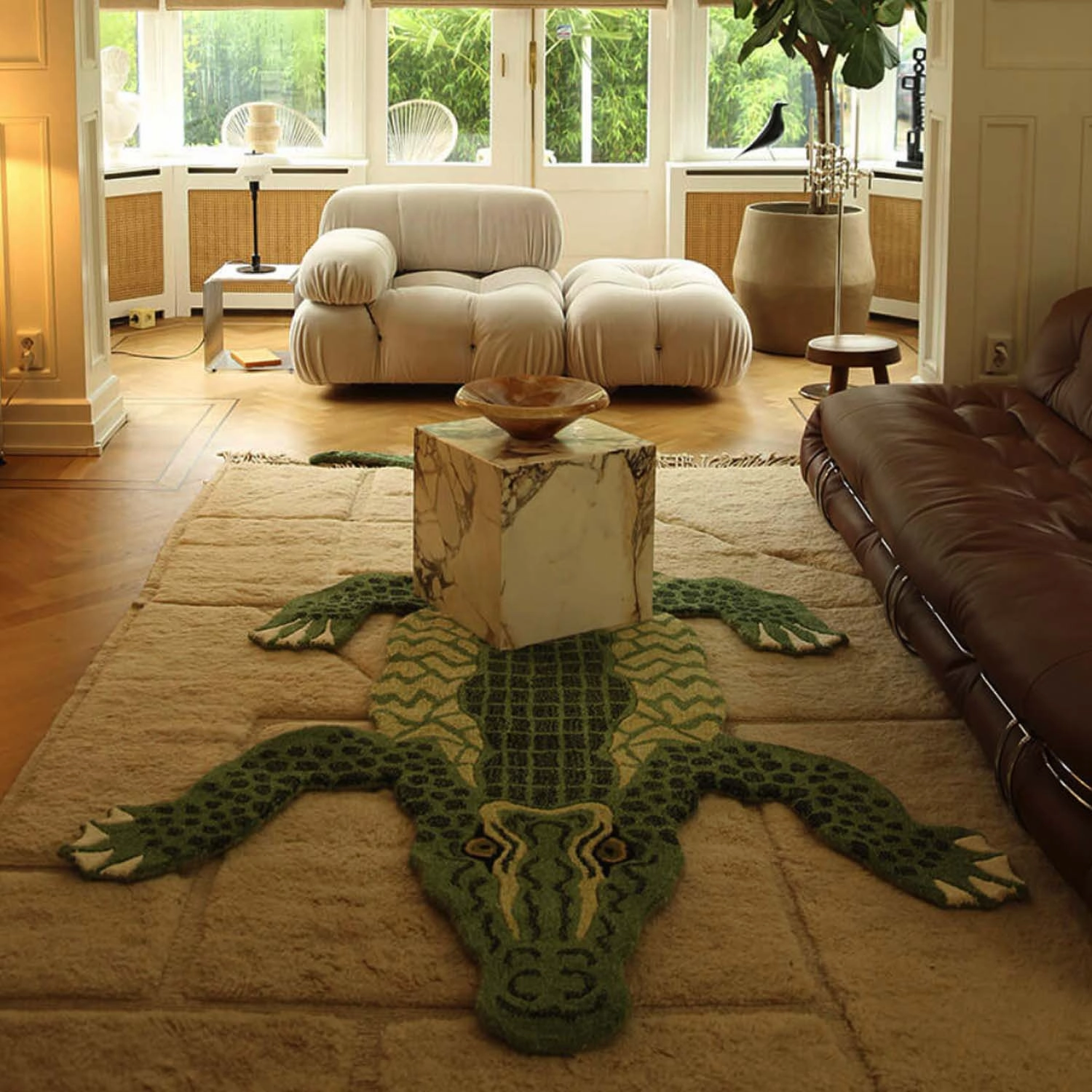 Coolio Crocodile Rug - 118"