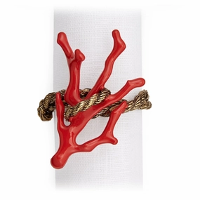 Coral Napkin Jewels (Set of 4) - Goldnordic style desktop ornaments