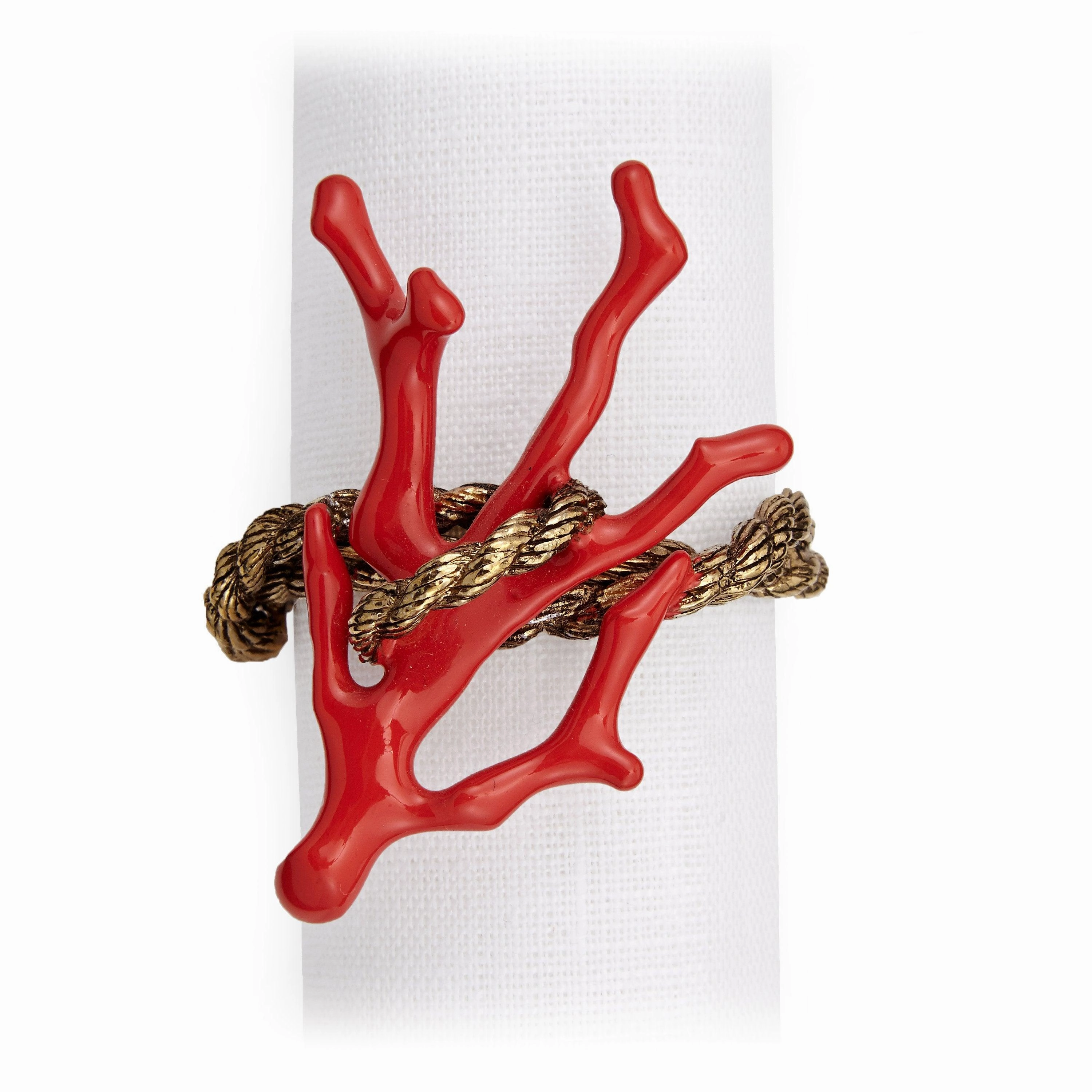 Coral Napkin Jewels (Set of 4) - Goldnordic style desktop ornaments