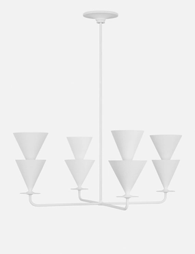 Cornet Chandelier by Christiane Lemieuxmodern chandelier,minimalist pendant light