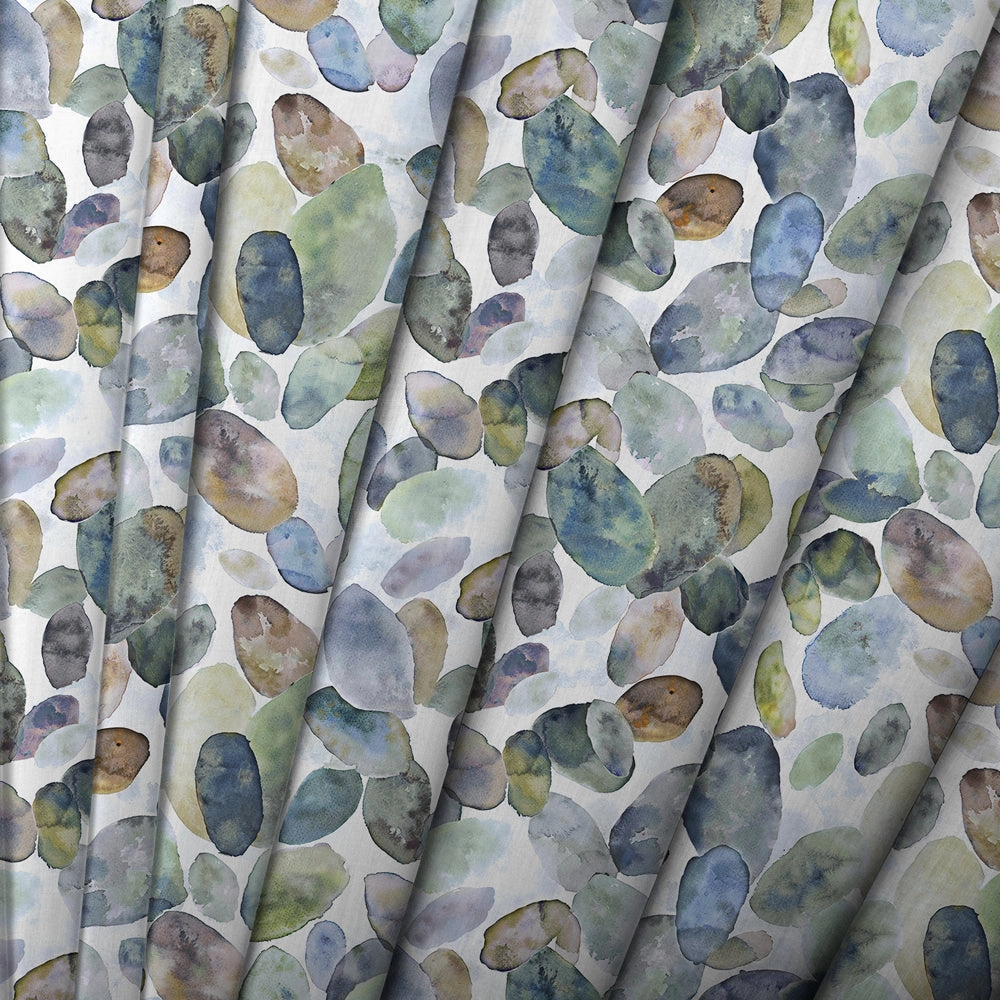 Correa Printed Cotton Made to Measure Roman Blinds Crocus/Cream