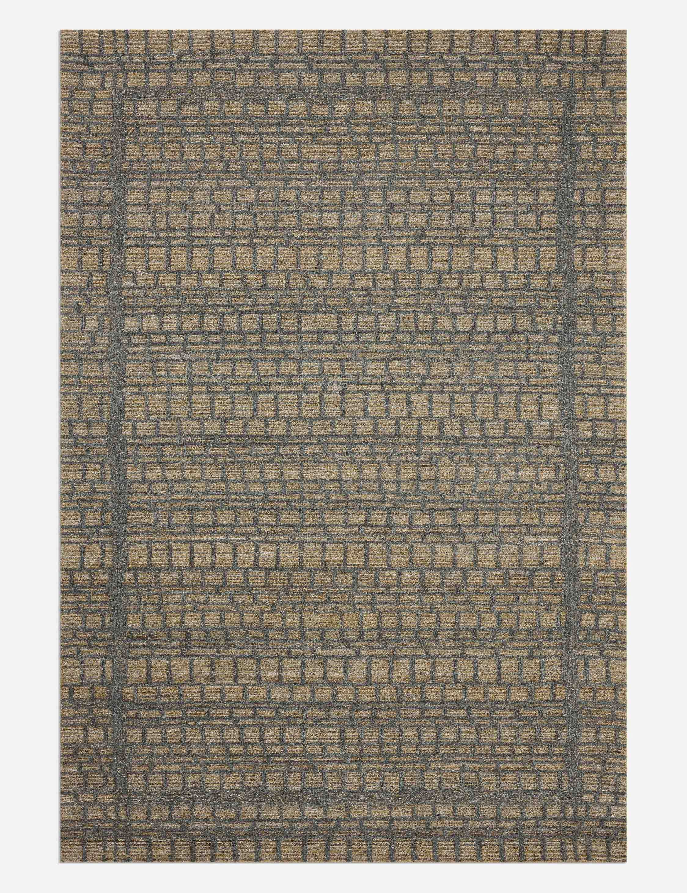 Cosa Hand-Tufted Wool Rugmodern color block patchwork rug
