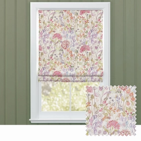 Country Hedgerow Printed Cotton Made to Measure Roman Blinds Autumn/Creambedding sets ,throw blankets 