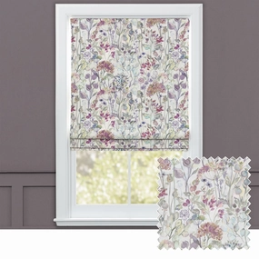 Country Hedgerow Printed Cotton Made to Measure Roman Blinds Bloom/Creambedding sets ,throw blankets 
