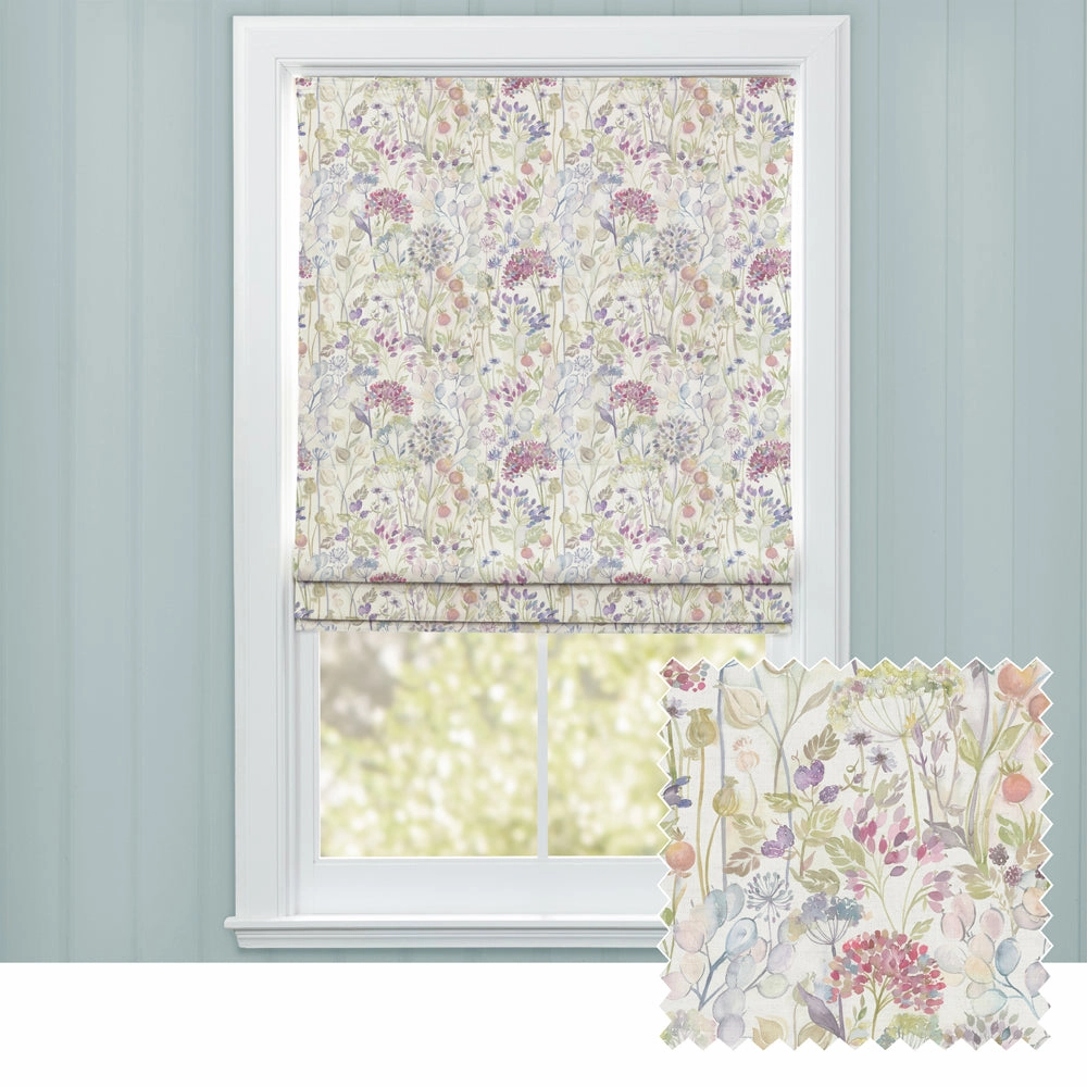 Country Hedgerow Printed Cotton Made to Measure Roman Blinds Mini Classic Creamhome decor ,wall decor 