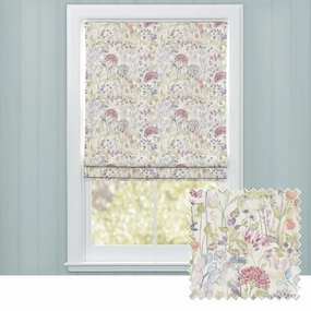 Country Hedgerow Printed Cotton Made to Measure Roman Blinds Mini Classic Creamhome decor ,wall decor 
