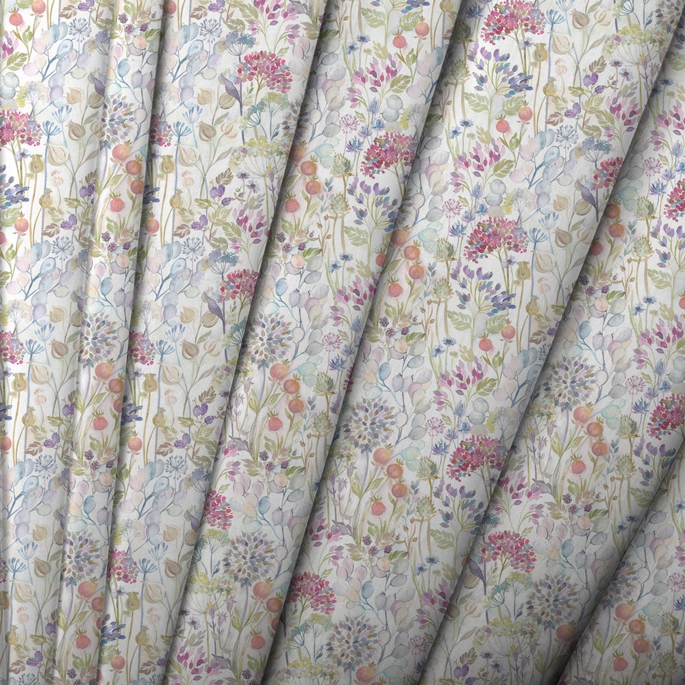 Country Hedgerow Printed Cotton Made to Measure Roman Blinds Mini Classic Cream