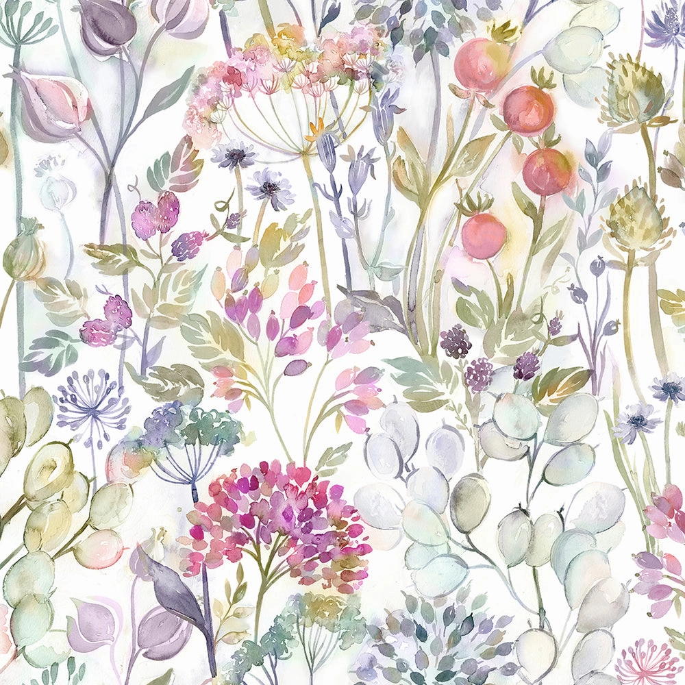 Country Hedgerow Printed Made to Measure Curtains Lotus