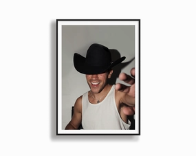 Cowboy Hat - High Flash Photographymodern abstract painting decor