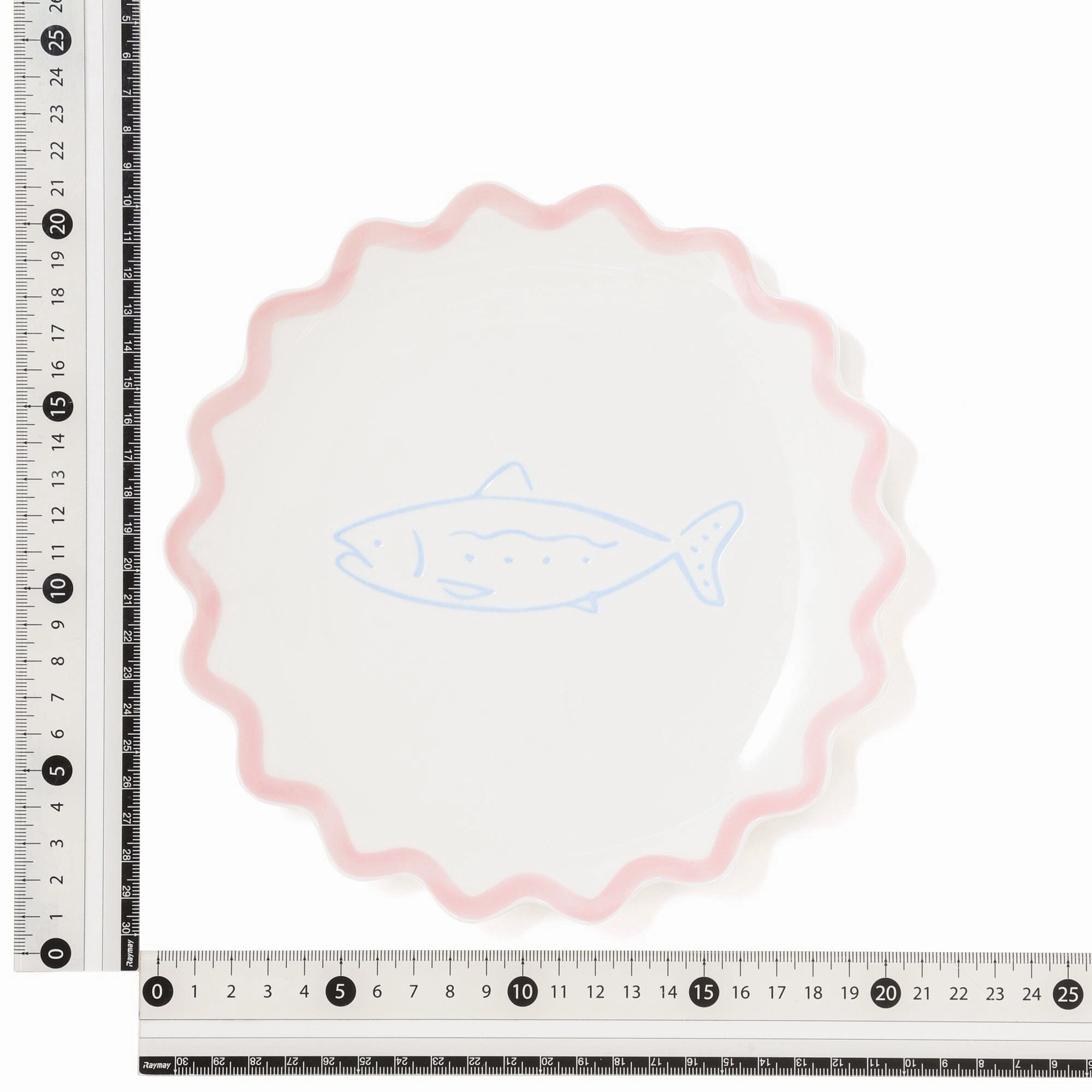 Craft Touch Plate Fish Medium Pink