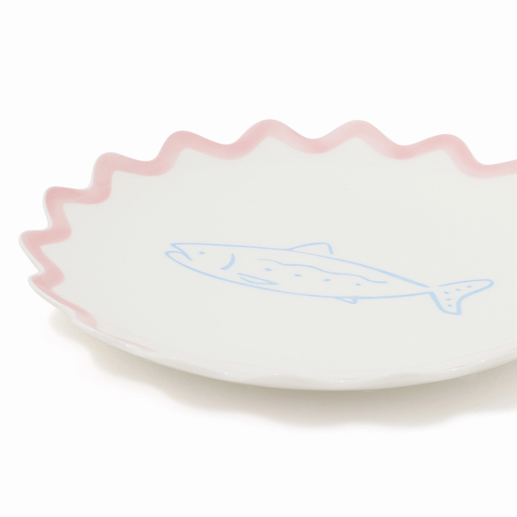 Craft Touch Plate Fish Medium Pink