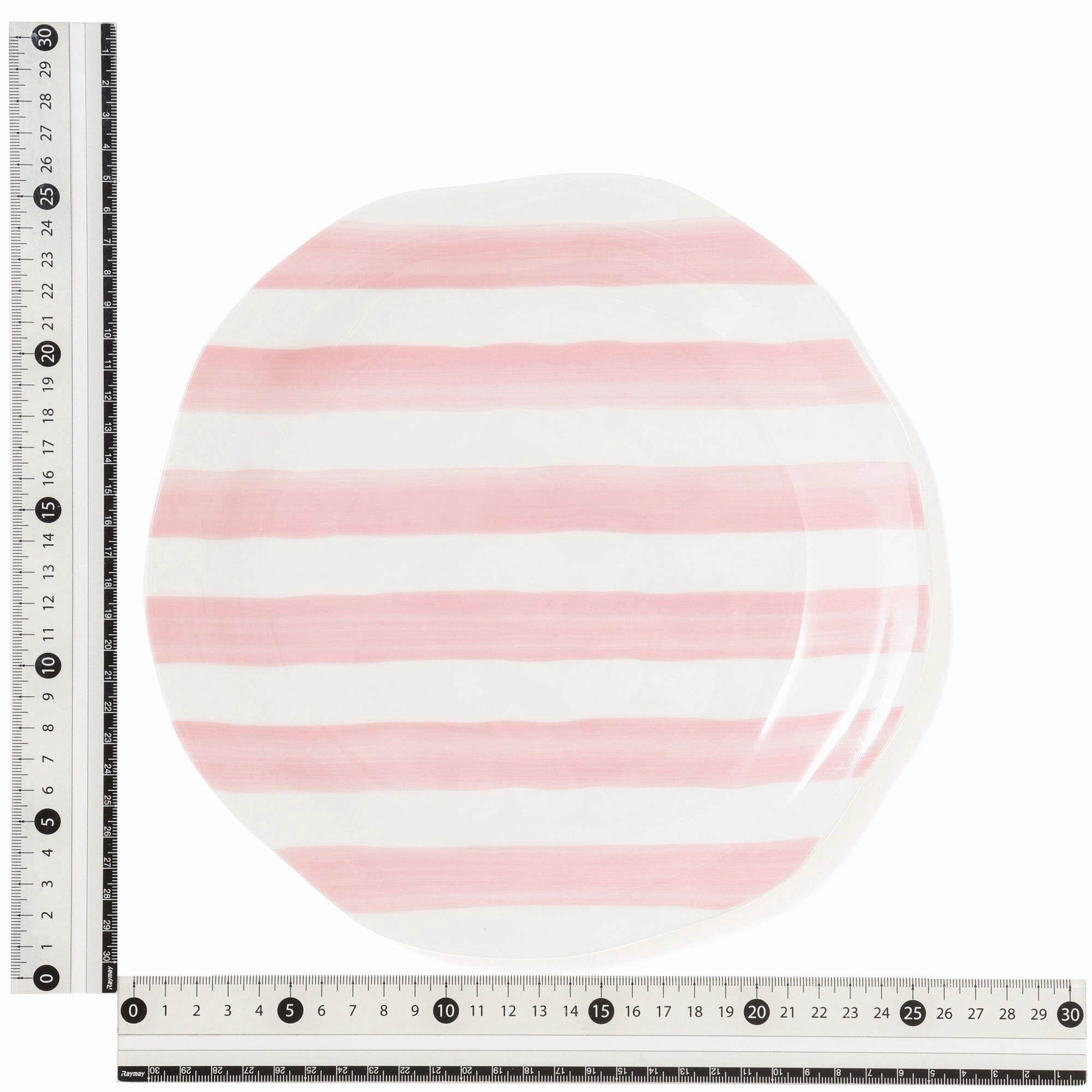 Craft Touch Plate Stripe Large Pink