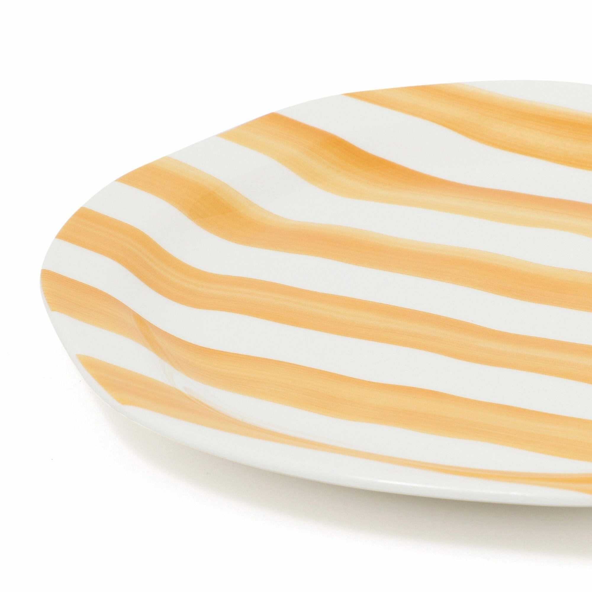 Craft Touch Plate Stripe Large Yellow