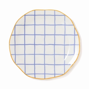 Craft Touch Plate Windowpane Large Purplehand-painted ceramic bowl