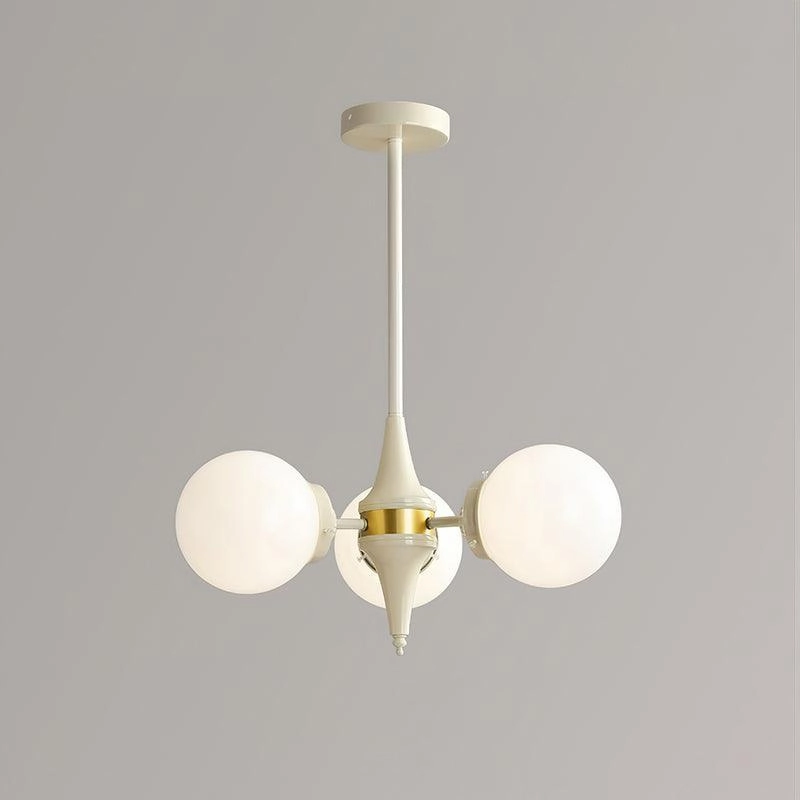 Cream Ball Chandelier